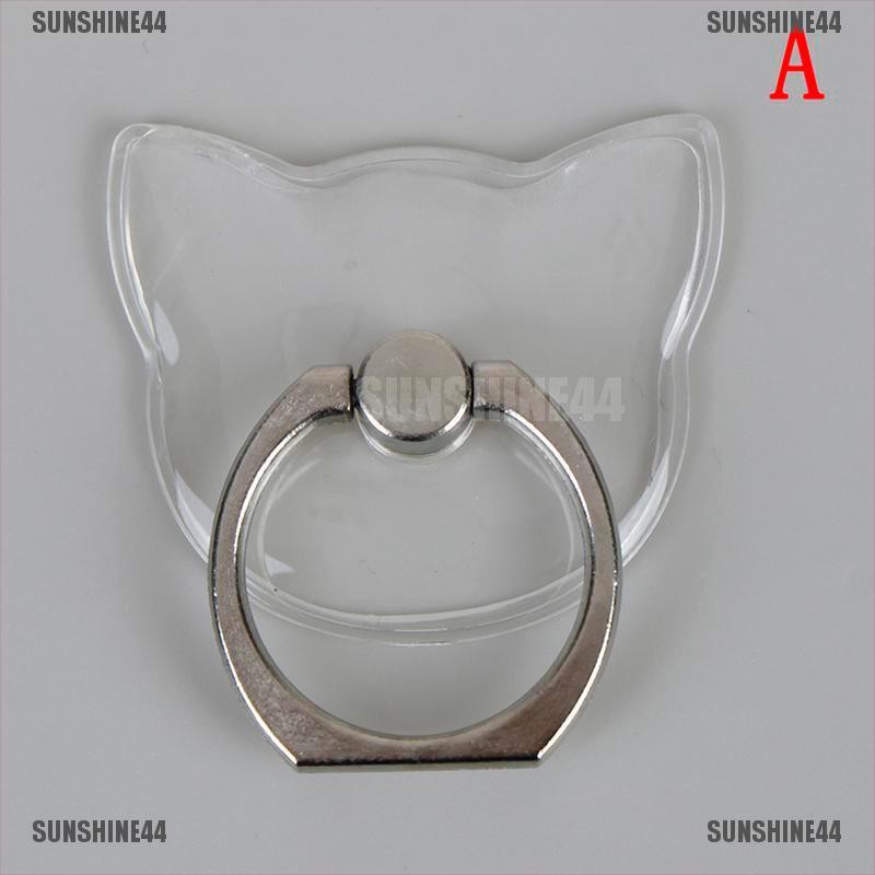 [SUN44] Clear mount holder mobile phone holder stand finger ring support desk cell phone [303]