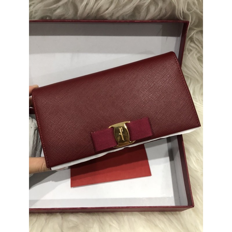 Salvatore Ferragamo WOC Wallet On Chain Red