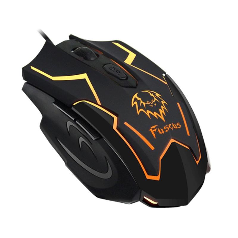 Prolink PMG9005 Mouse Gaming Hitam dengan Sensor Optical 2400 DPI dan LED Breathing