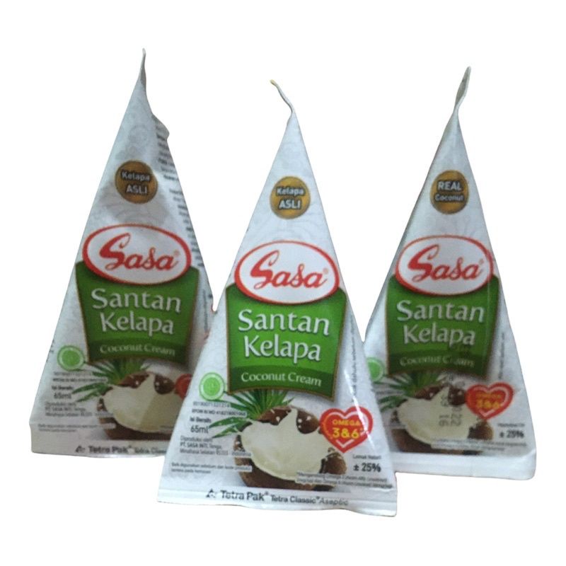 

SASA santan cair 65ml 3 pcs /SUN kara 3pcs