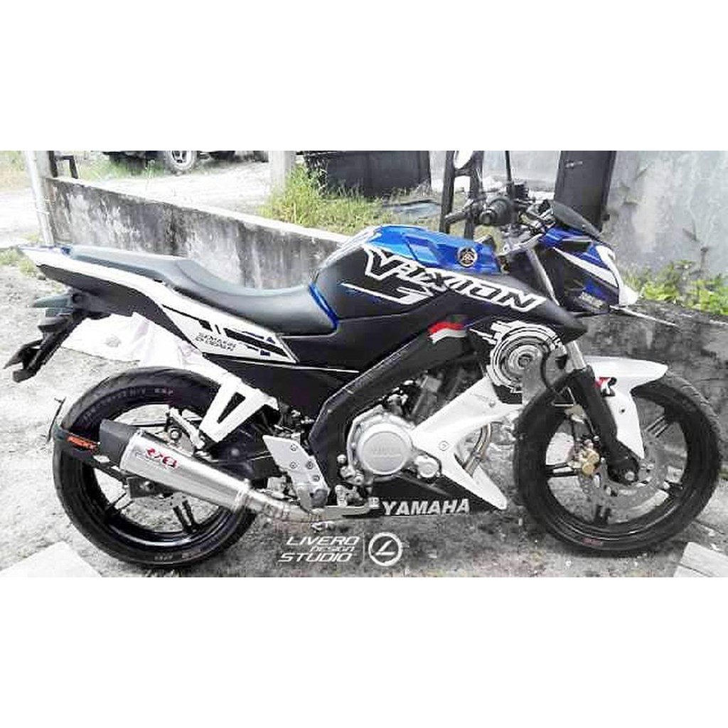 Termurah Sticker Decal Motor Nvl Fz 150 Biru Vixion Kolaborasi