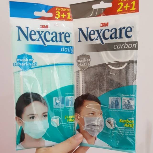 MASKER 3M nexcare daily carbon