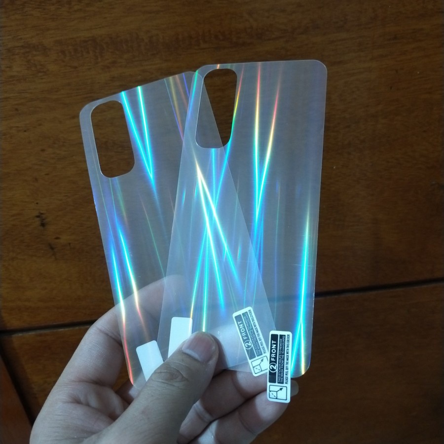 OPPO FIND X FIND X2 FIND X2 PRO ANTI GORES BELAKANG SKIN AURORA GARSKIN MOTIF PELANGI ANTI JAMUR TRANSPARAN PELINDUNG BELAKANG OPPO FIND X2 OPPO FIND X2 PRO