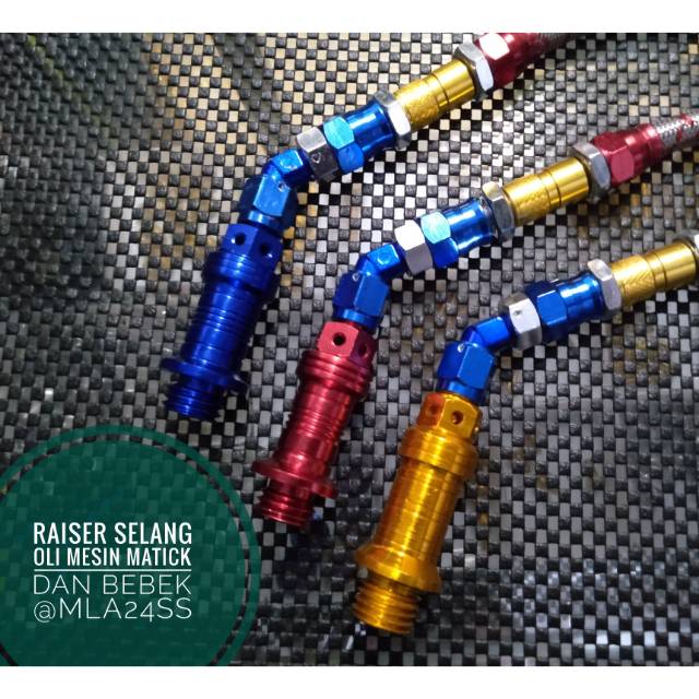 Raiser oli mesin plus selang oli mesin motor matick dan bebek
