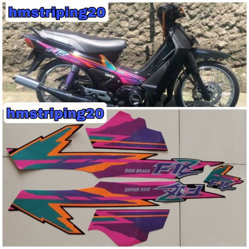 STIKER STRIPING LIS BODY YAMAHA FIZ R F1ZR TAHUN 1995