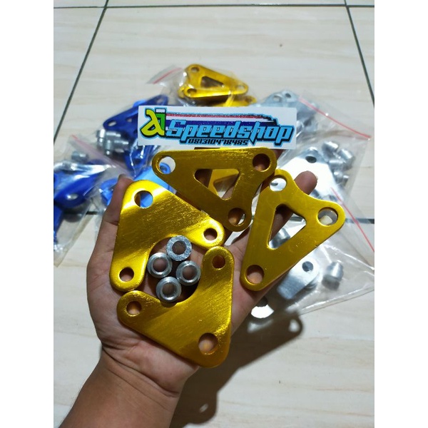 breket dudukan mesin atas bawah ninja r dudukan mesin breket engine almunium