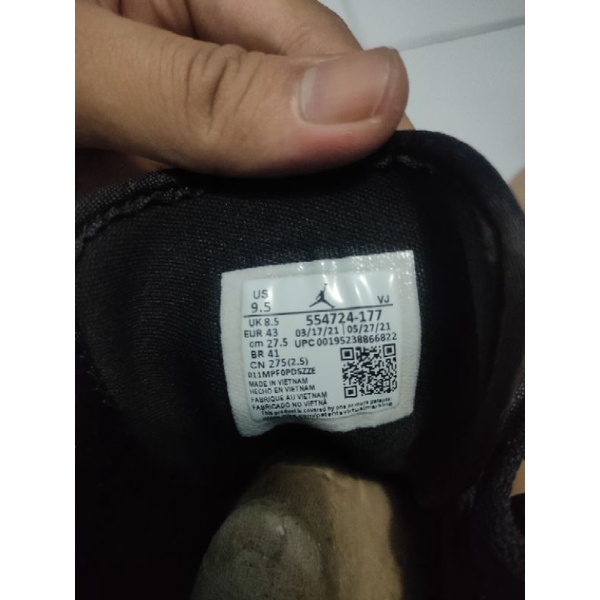 AIR JORDAN 1 MID WHITE/POLLEN BLACK