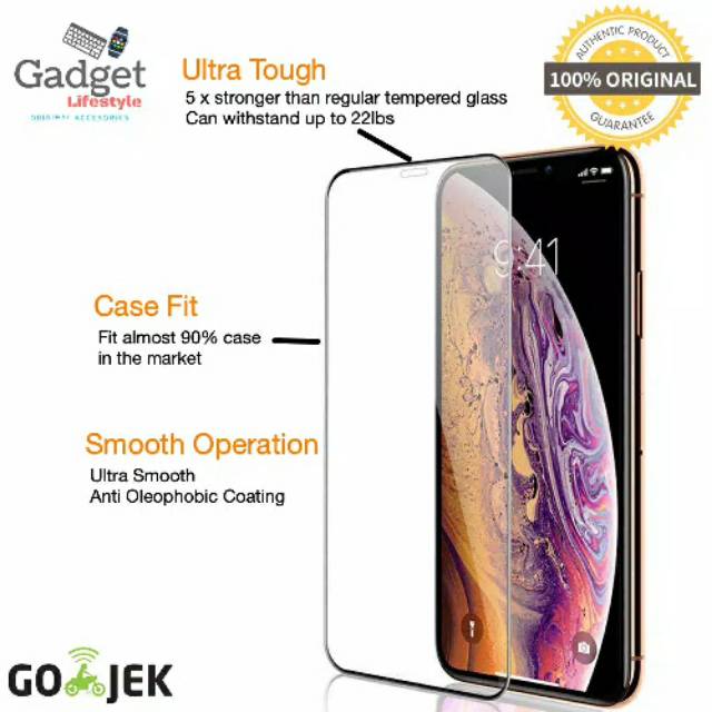 tempered glass iPhone X XS XR XS MAX 11 11 pro 11 pro max 12 pro anti gores kaca fullayar dan fullem