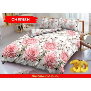 Sprei King Kintakun 3D Deluxe / D'luxe Cherish  Shopee 