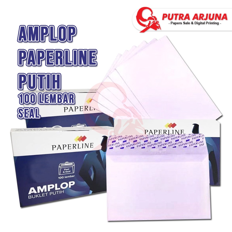 

PAPERLINE AMPLOP PUTIH - NO. 104, 95x152mm, 80gsm - per pack 100 pcs