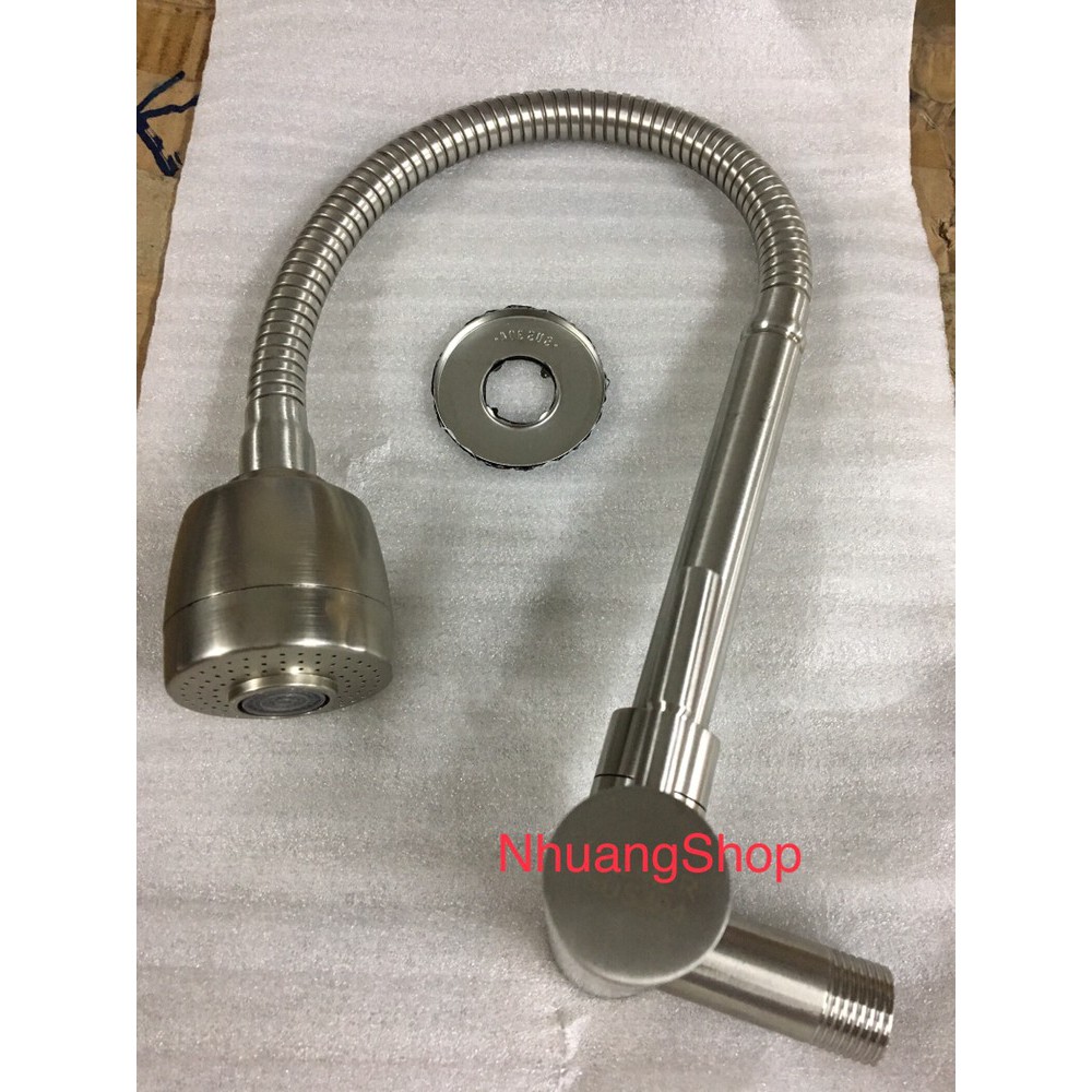 Kran tembok fleksibel cuci piring stenlis tebal flexible sink stainles