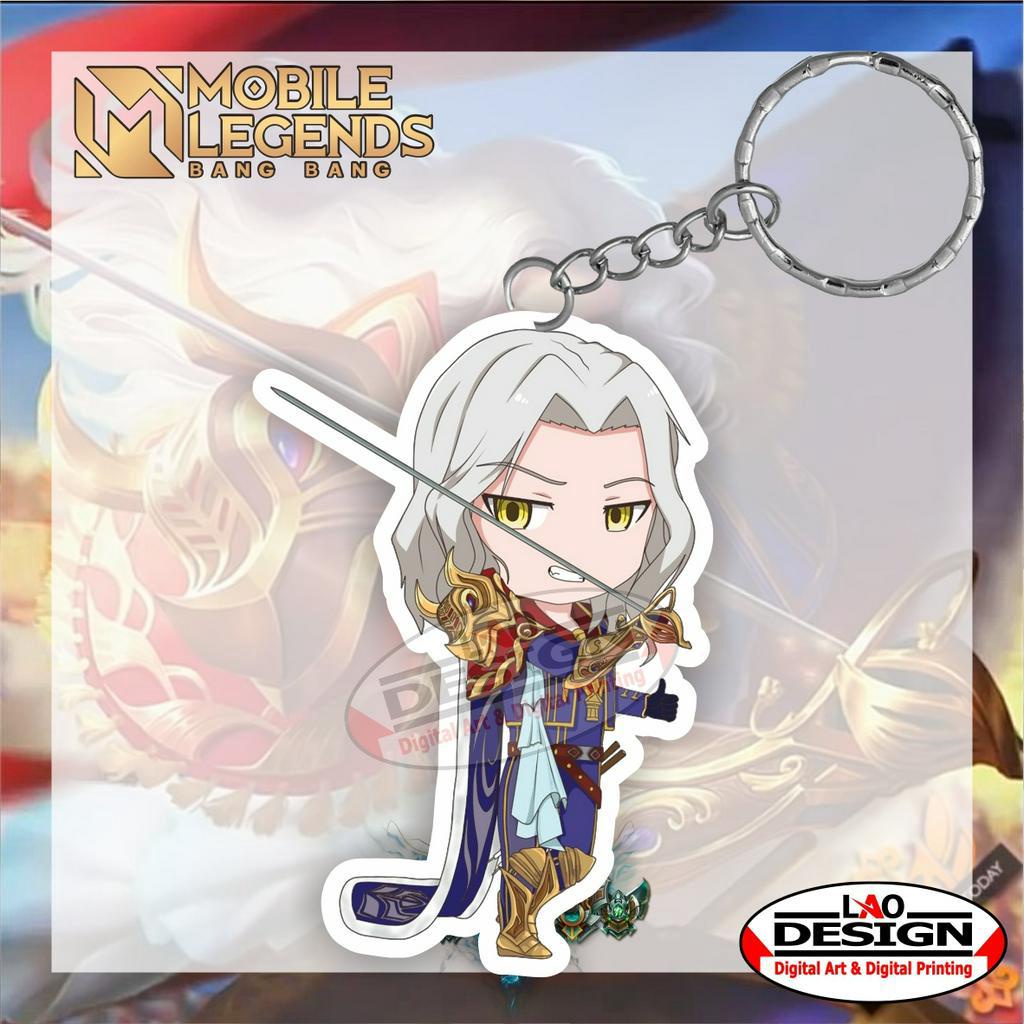 Gantungan Kunci Lancelot - Mobile Legend - Gantungan Kunci Akrilik - Ganci Akrilik - Gantungan Kunci