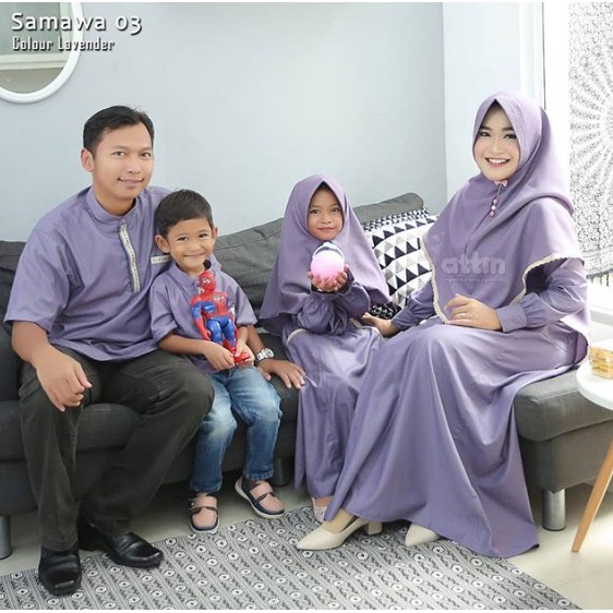 ATTIN SARIMBIT SAMAWA 03 DRESS KIDS GAMIS BUSANA MUSLIM ANAK