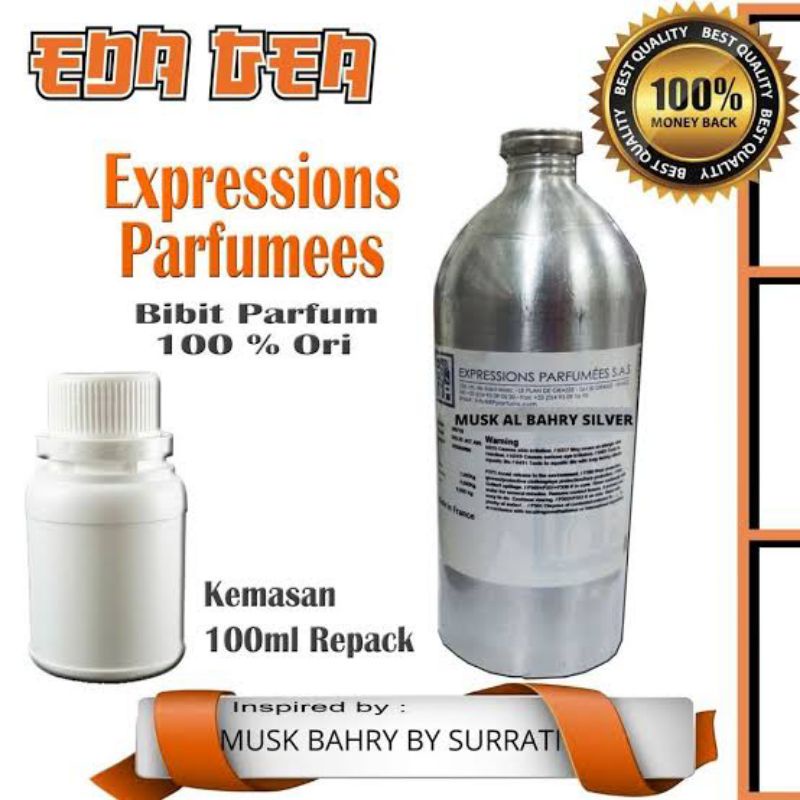MUSK BAHRY BIBIT PARFUM MURNI 100 ML original EXPRESSION PARFUMEES
