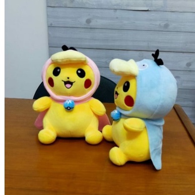 Boneka Pikachu Costum Size 8&quot;/22cm/boneka pokemon/boneka karakter/Boneka Go pokemon