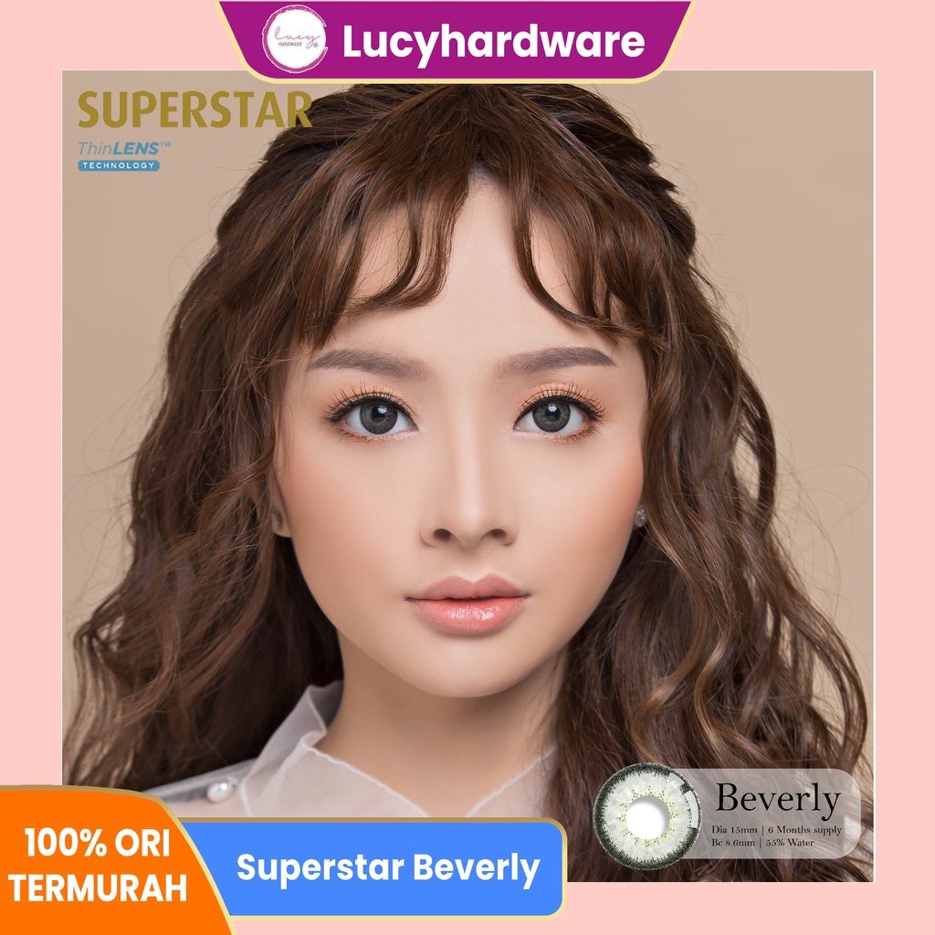 [PILIH LOKAL] Superstar Beverly softlens warna  bulanan