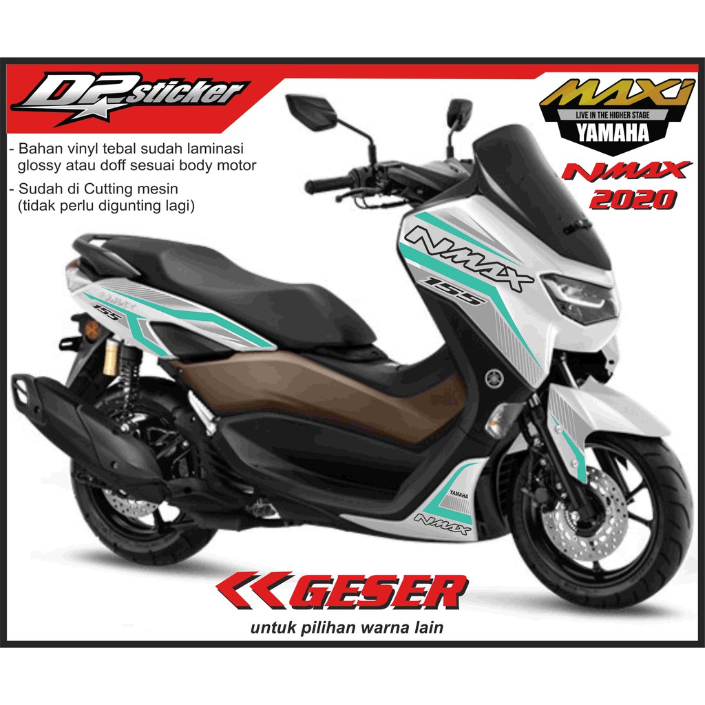 Stiker Striping New Nmax 2020 Grafis Putih