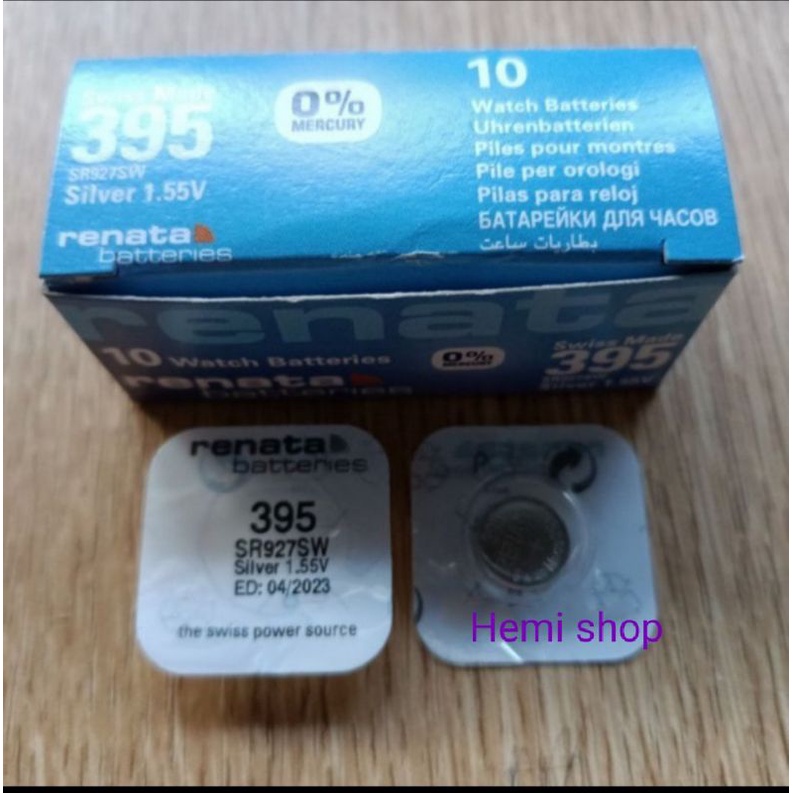 Baterai Jam Tangan Pria GSHOCK GG-1000 Renata 395 SR927SW Original