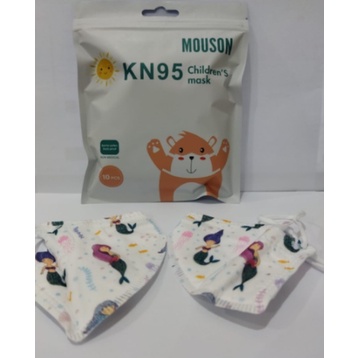 Masker Anak Kn95 Mouson Isi 10 Pcs Murah