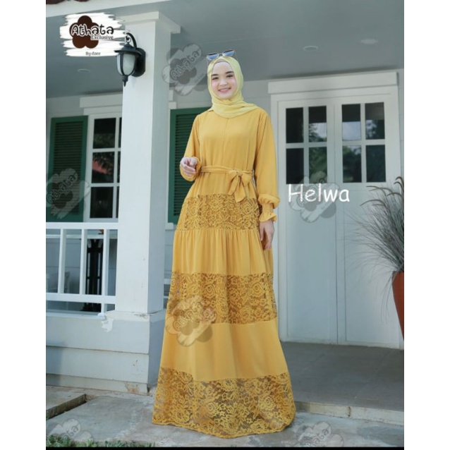 GAMIS BURKAT TERBARU/GAMIS WANITA BURKAT/GAMIS CERUTY MIX BURKAT/GAMIS ORI ATHATA