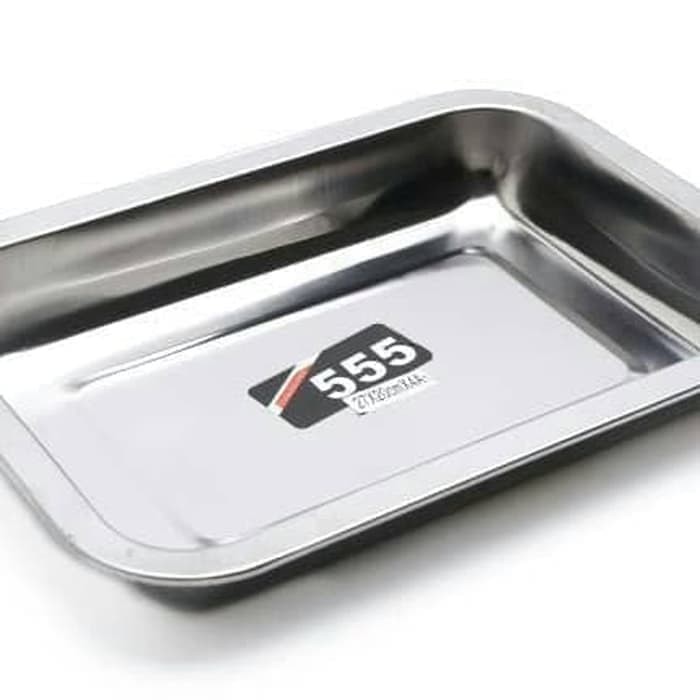 Nampan Stainless Steel 555 32 X 22 Cm Nampan