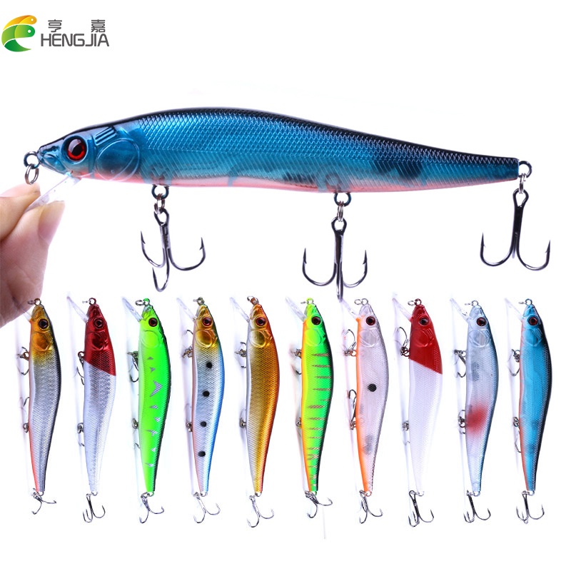 Hengjia 1pc Umpan Pancing Tiruan Bentuk Ikan Kecil 14cm / 23g Untuk Memancing Di Laut