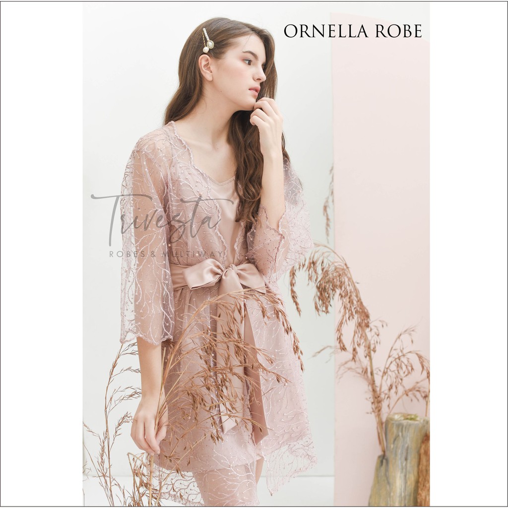 Ornella Robe- Blooming Collection - KIMONO ROBE PENGANTIN / BRIDESMAID