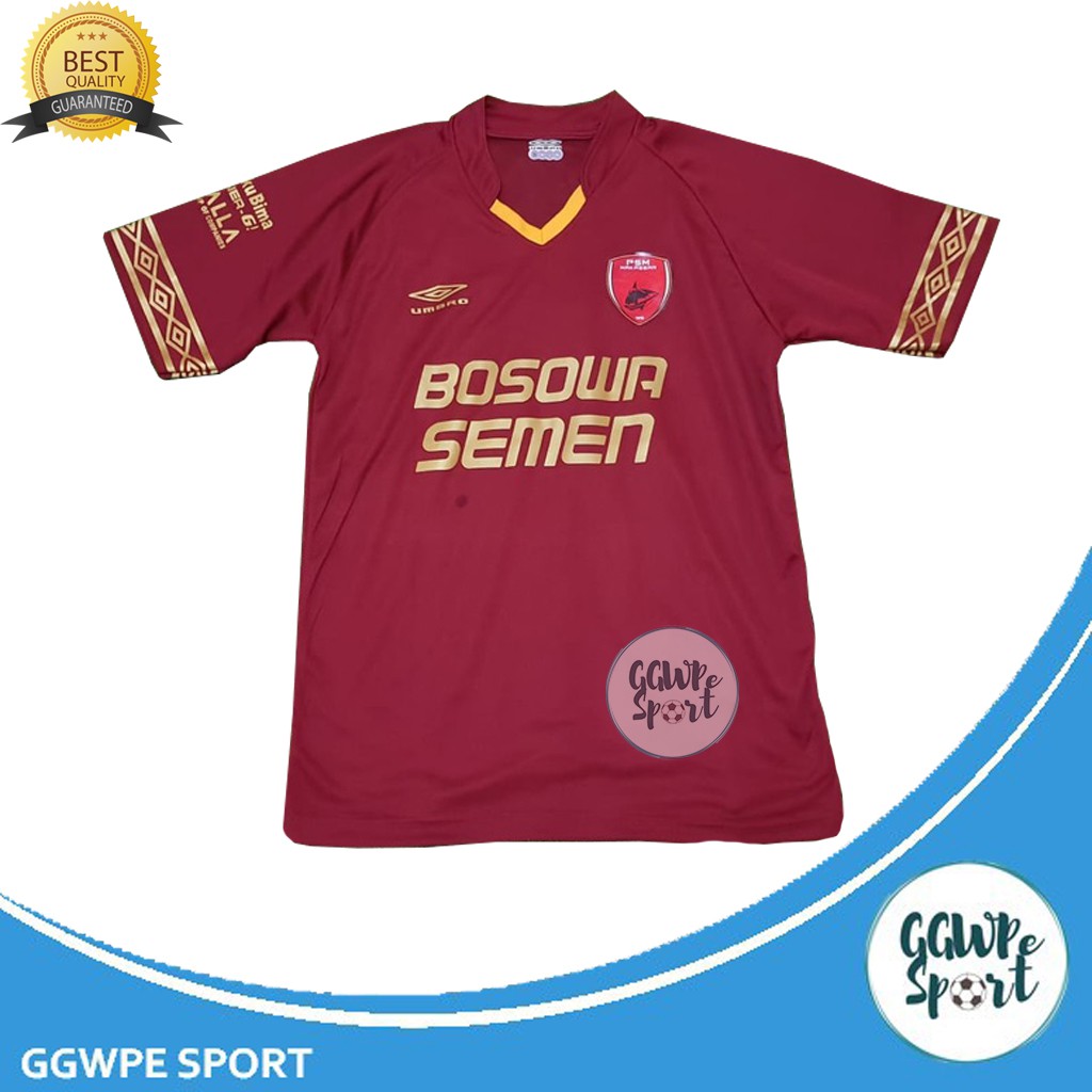 JERSEY PSM MAKASSAR 2019 2020 HOME LIGA 1 BOLA GRADE ORI KUALITAS JAMINAN