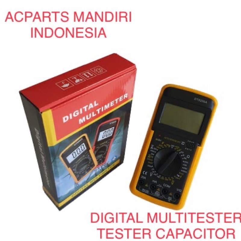 Digital Multimeter ditigal multitester test capacitor