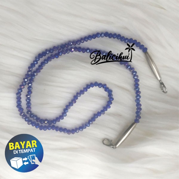 Balicihui Strap Masker Kalung Strap Kristal Masker Tali Masker Gantungan Masker Kalung