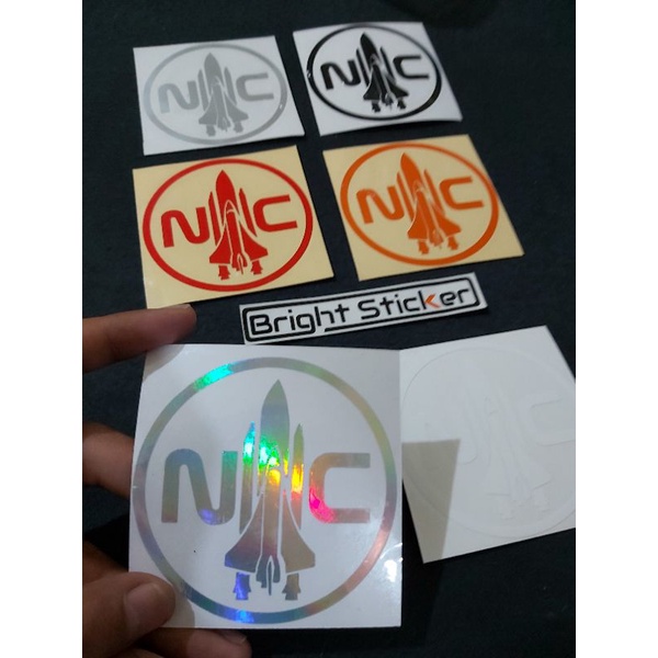 STICKER NIC NASA CUTTING