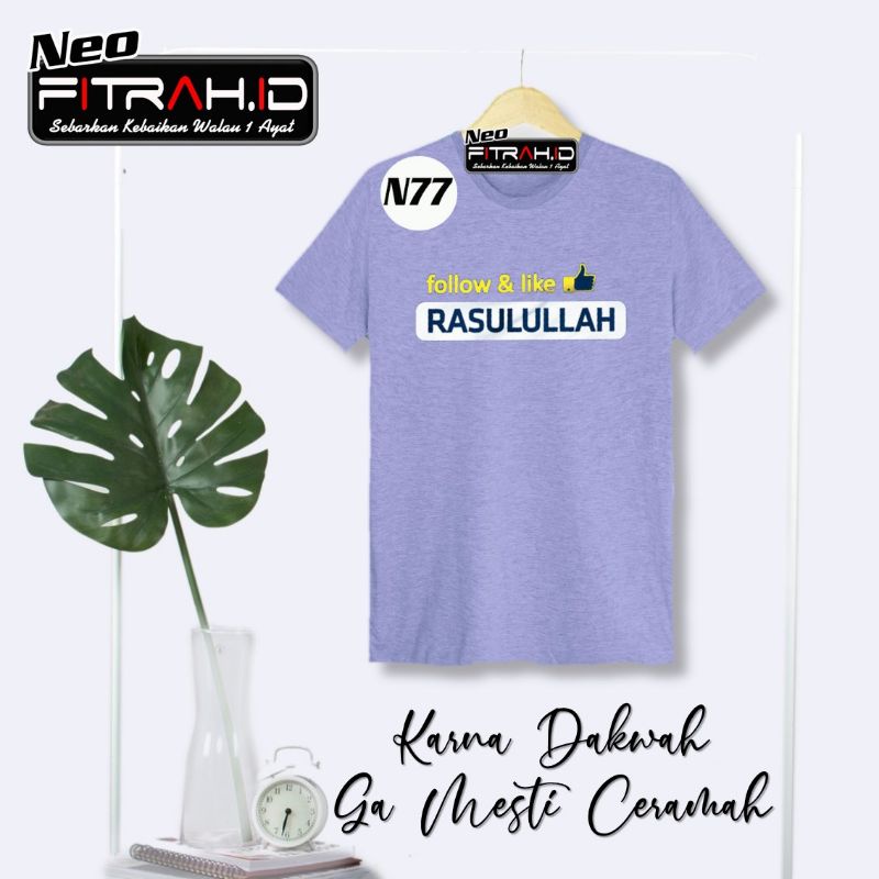 Kaos Dakwah Islami Rasulullah N77
