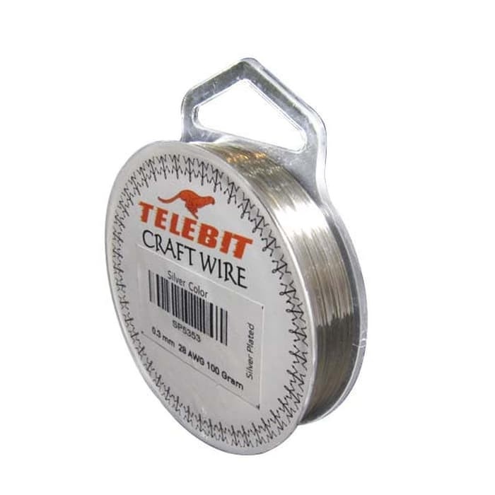 Wire Craft Kawat tembaga ukuran 0.8 mm per spool Telebit Wire 100 Gram