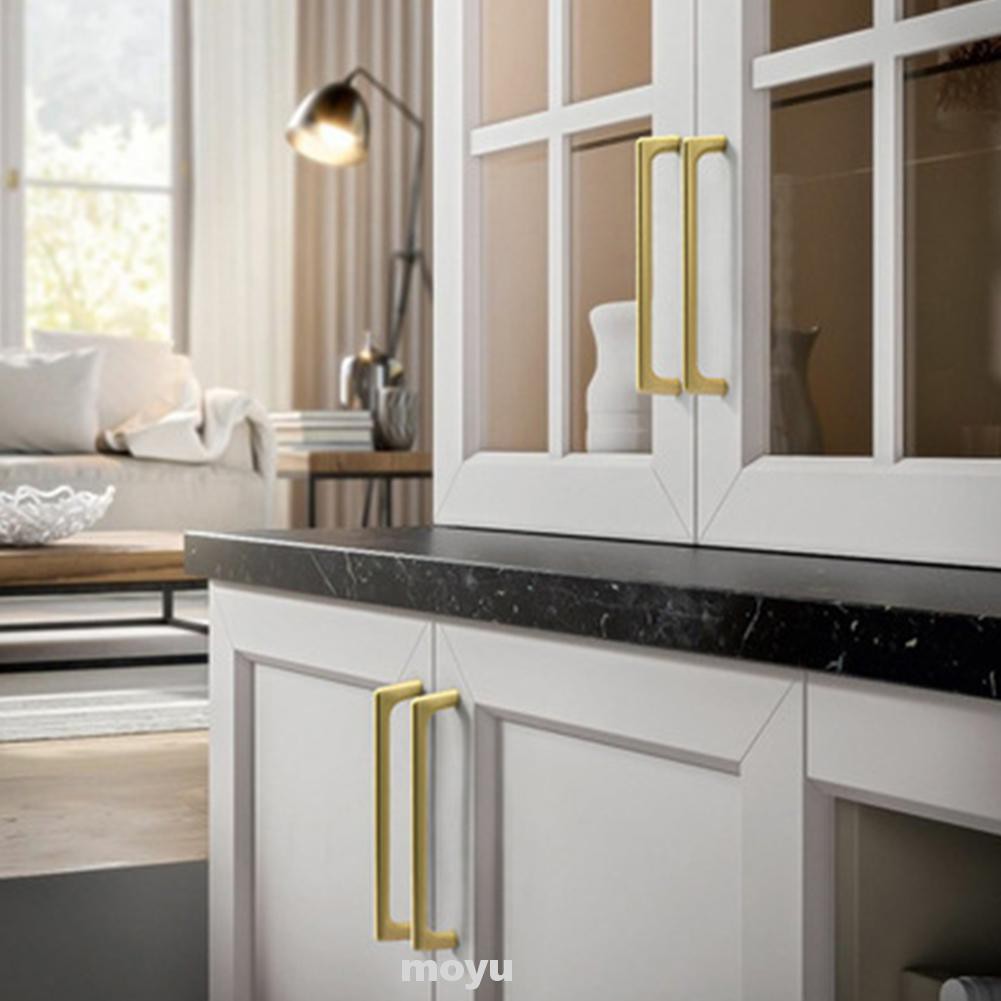 Zinc Alloy Bathroom European Style Gold With Screws Kitchen Door