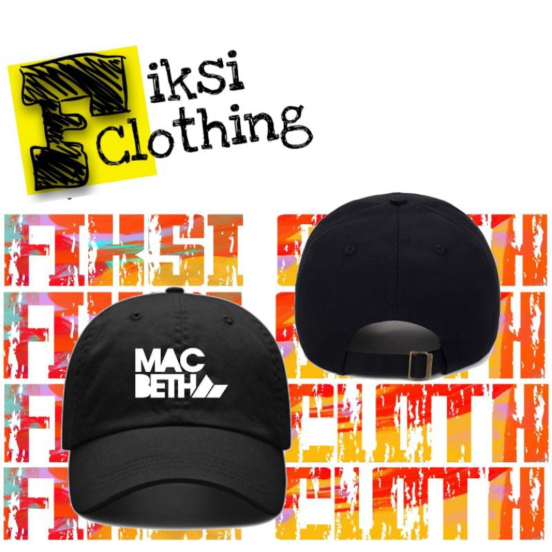 Topi Baseball Custom Macbeth Logo - Fiksi Clothing