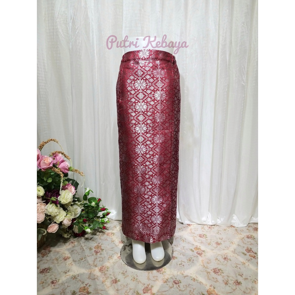 ROK SONGKET/ROK SPAN/ROK SONGKET PALEMBANG LANGSUNG PAKAI