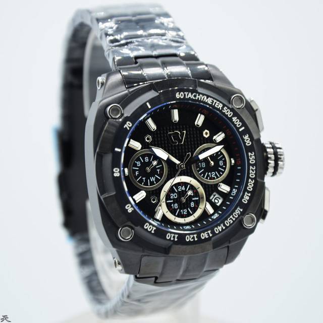 Jam Tangan Couple Christ Verra C71094 Rantai Hitam Original Murah