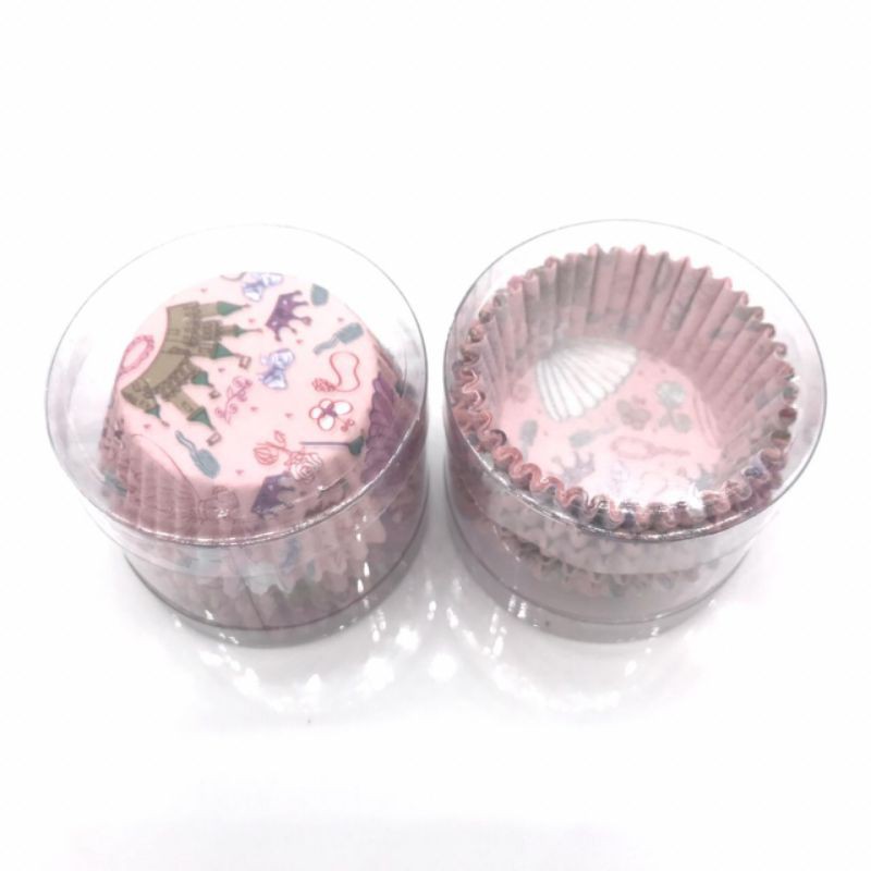 100pcs paper cup cupcake lucu lucu new motif warna warni