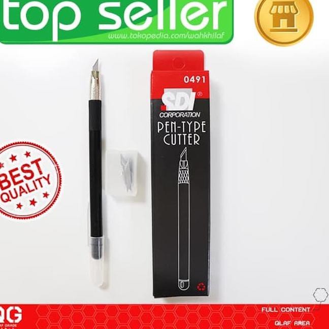 

凸 ( ͡❛ ͜ʖ ͡❛)凸 Pen Cutter SDI 0491 + Refill 10pcs