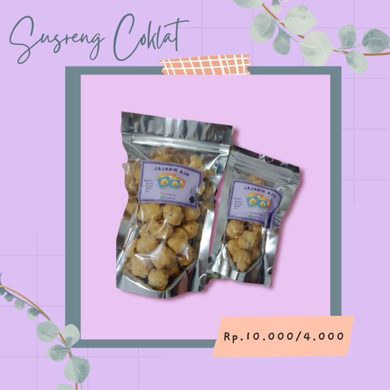 

sus goreng isi coklat