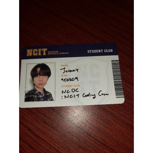 Id Card Student Club NCIT Johnny