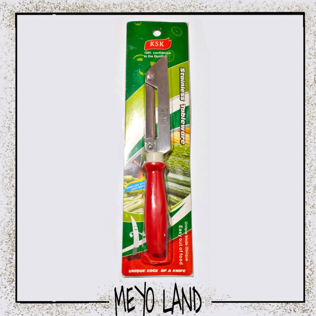 Pisau Pengupas Stainless Potong Kulit Kentang Buah Tajam Awet Kupas Peeler Premium Wortel Serut