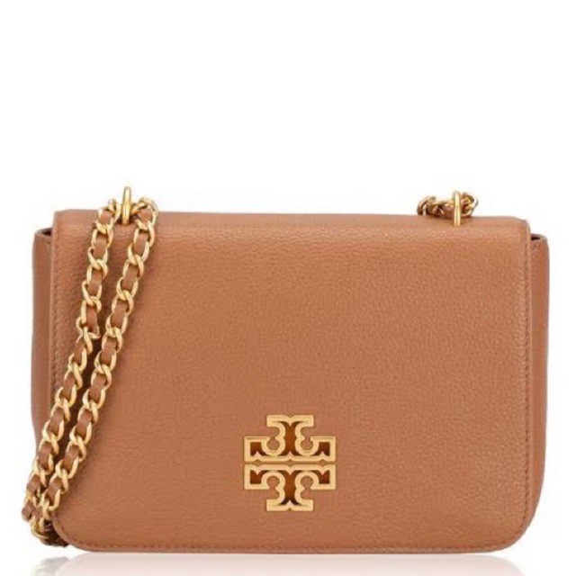 Tory burch tb britten shoulder bag adjustable bark