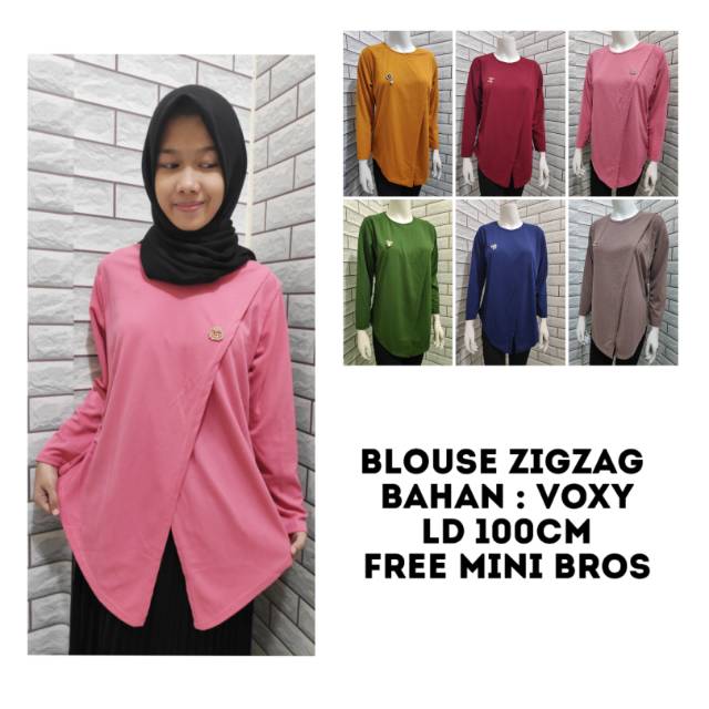 MOMOGI- BLOUSE VOXY ZIG ZAG FREE MINI BROS