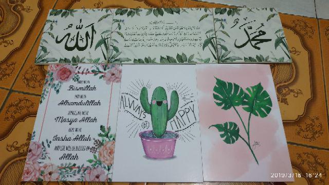 Wooden Projects Wall Decor Hiasan Pajangan Dinding Daun Monstera Tropical - Tmc2