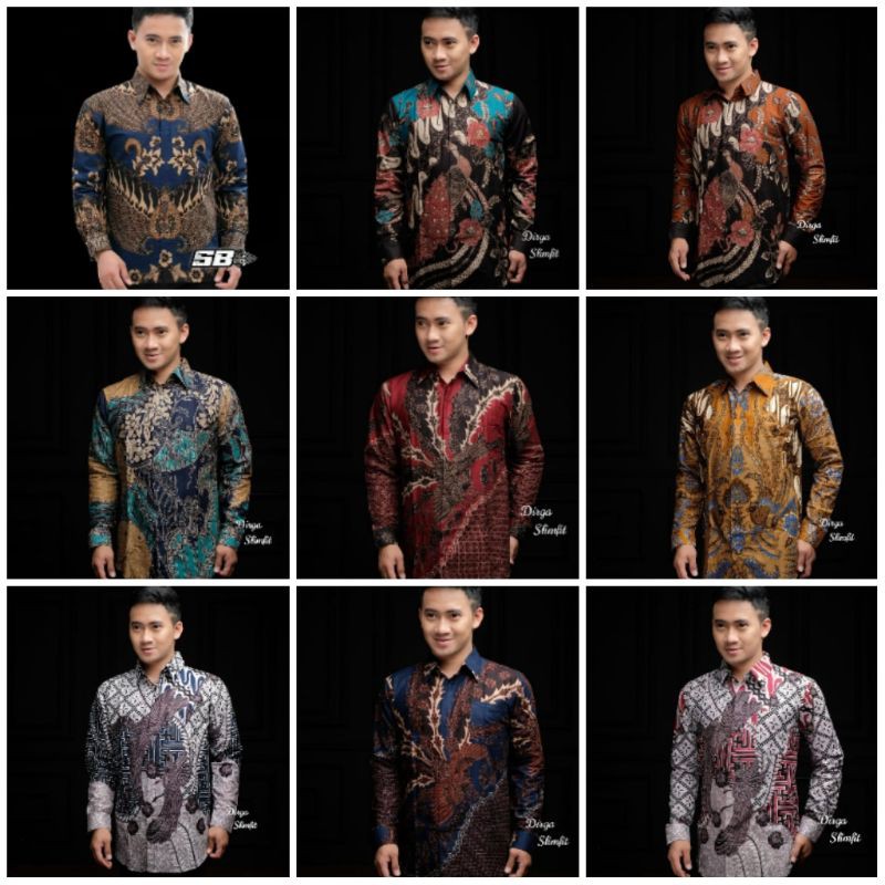 KEMEJA BATIK PRIA SLIM FIT / BATIK SLIM FIT / KEMEJA BATIK SLIMFIT