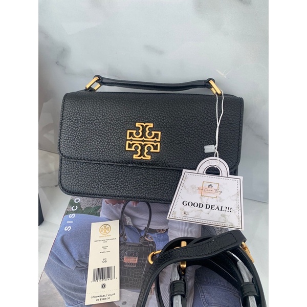 TB britten mini top handle black