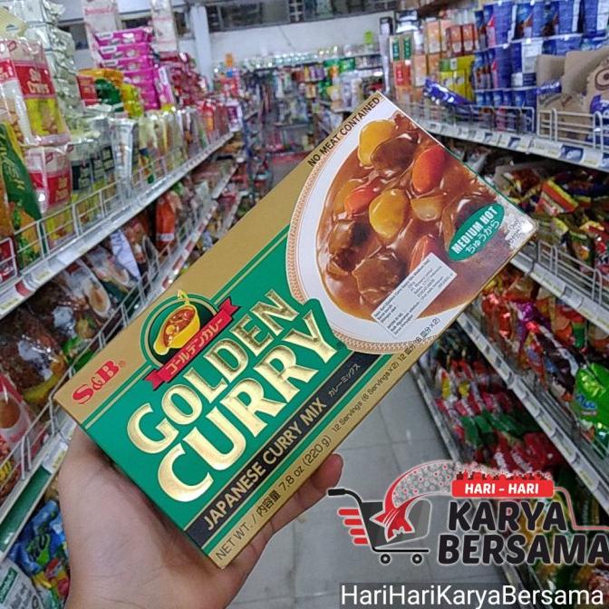 

^%^%^%^%] BUMBU MASAK S&B GOLDEN CURRY SAUCE MIX MEDIUM HOT 220GR