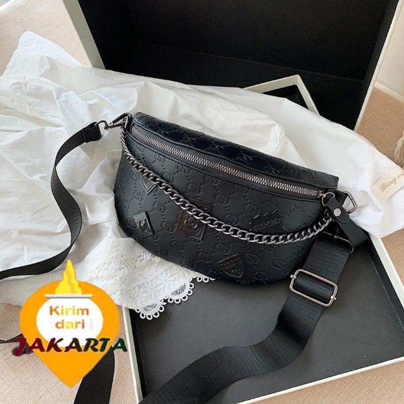 (2PC BISA IKG)GTBI99881501 NEW ARRIVAL !!! TAS PINGGANG IMPORT WAIST BAG PREMIUM TERBARU