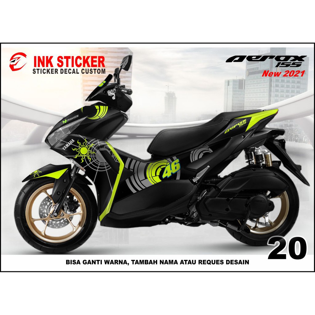 Sticker Decal Aerox 2021 20 Fullbody